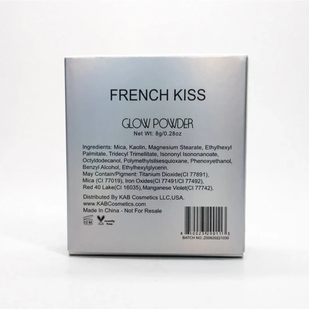NEW KAB Cosmetics Pressed Glow Powder in French Kiss